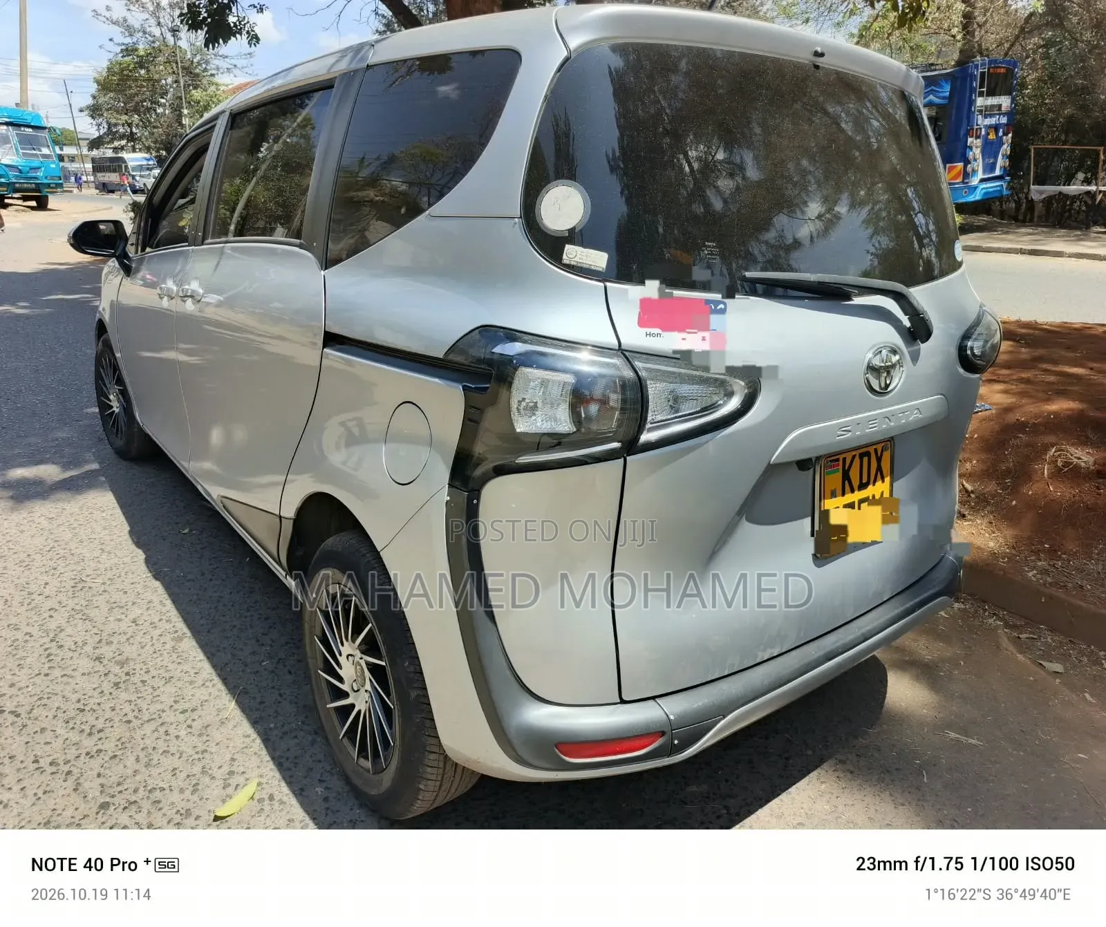 Toyota Sienta 2019 Silver
