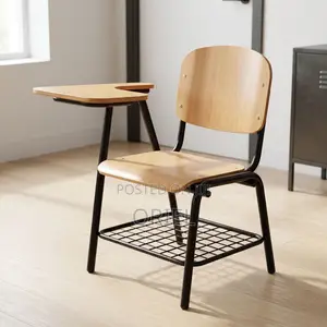 Office Chair : Local Student Study Chair With Fixed Writing Pad