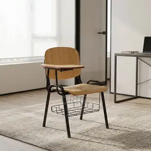 Office Chair : Local Student Study Chair With Fixed Writing Pad