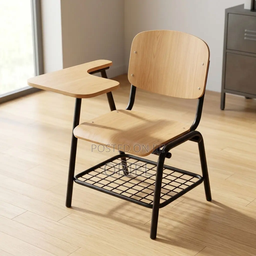 Office Chair : Local Student Study Chair With Fixed Writing Pad