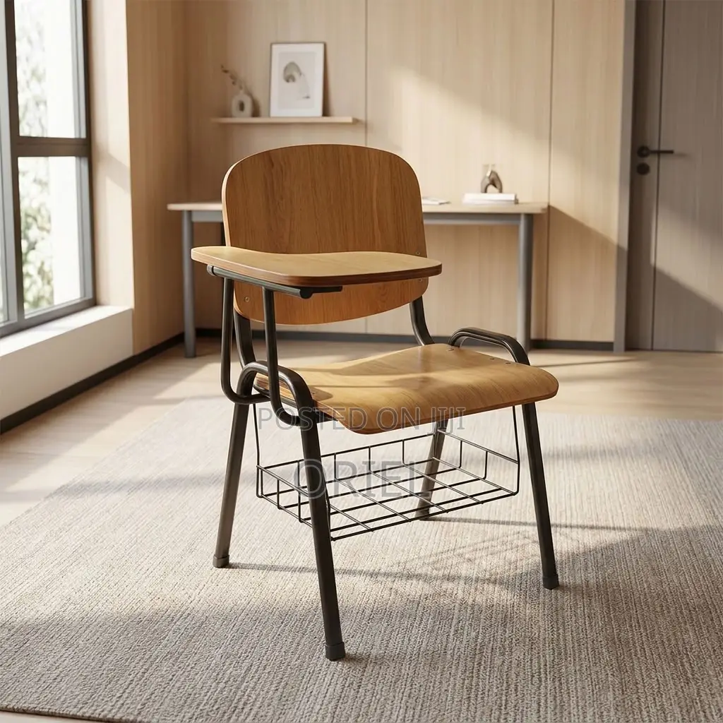 Office Chair : Local Student Study Chair With Fixed Writing Pad