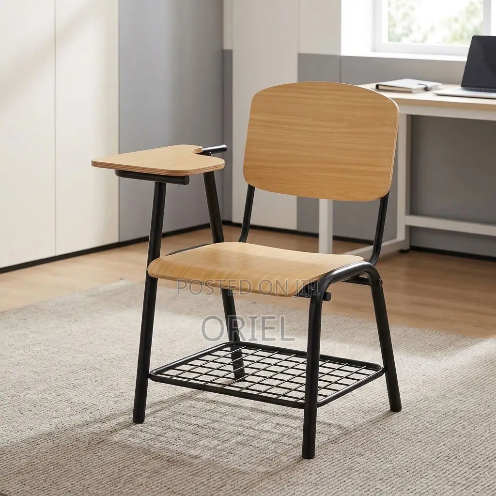 Office Chair : Local Student Study Chair With Fixed Writing Pad