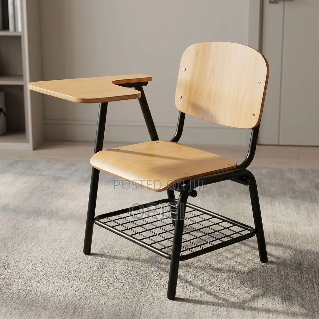 Office Chair : Local Student Study Chair With Fixed Writing Pad