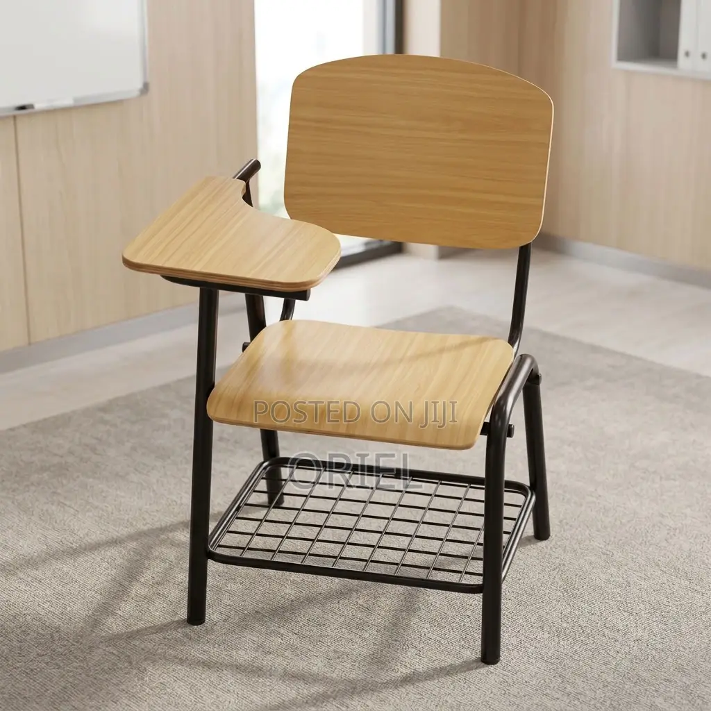 Office Chair : Local Student Study Chair With Fixed Writing Pad