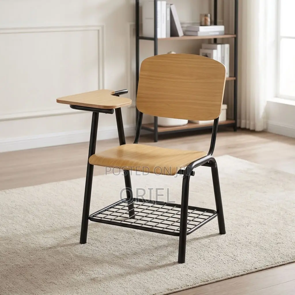 Office Chair : Local Student Study Chair With Fixed Writing Pad