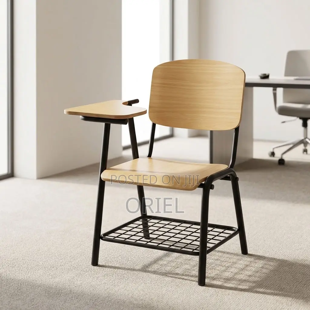 Office Chair : Local Student Study Chair With Fixed Writing Pad