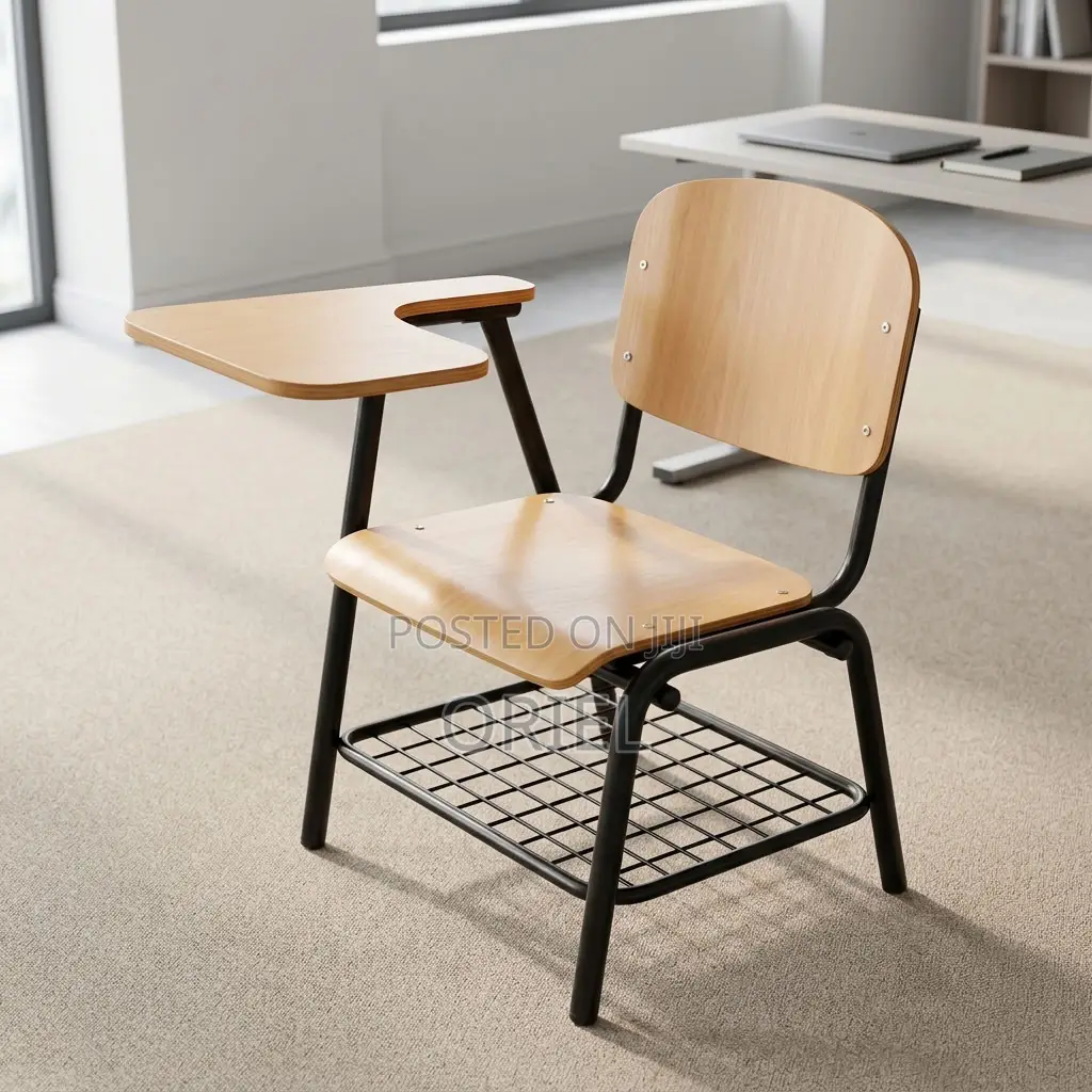 Office Chair : Local Student Study Chair With Fixed Writing Pad