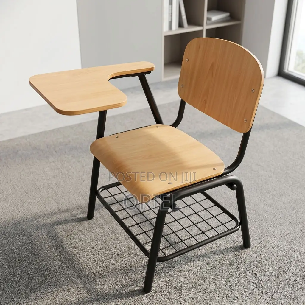 Office Chair : Local Student Study Chair With Fixed Writing Pad