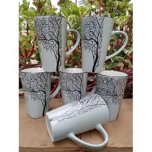 Ceramic Tall Mug 6pcs