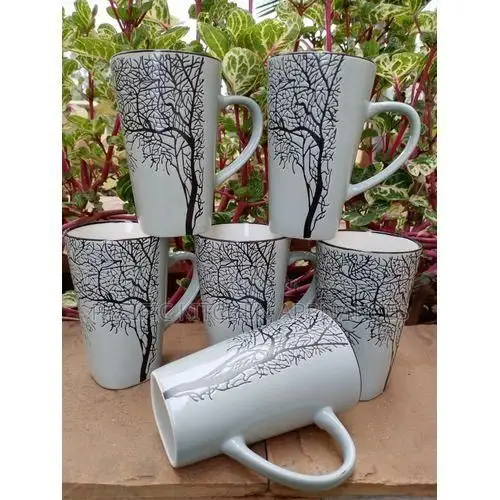 Ceramic Tall Mug 6pcs