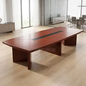 Office Boardroom Meeting Table : 300CM Mahogany Table