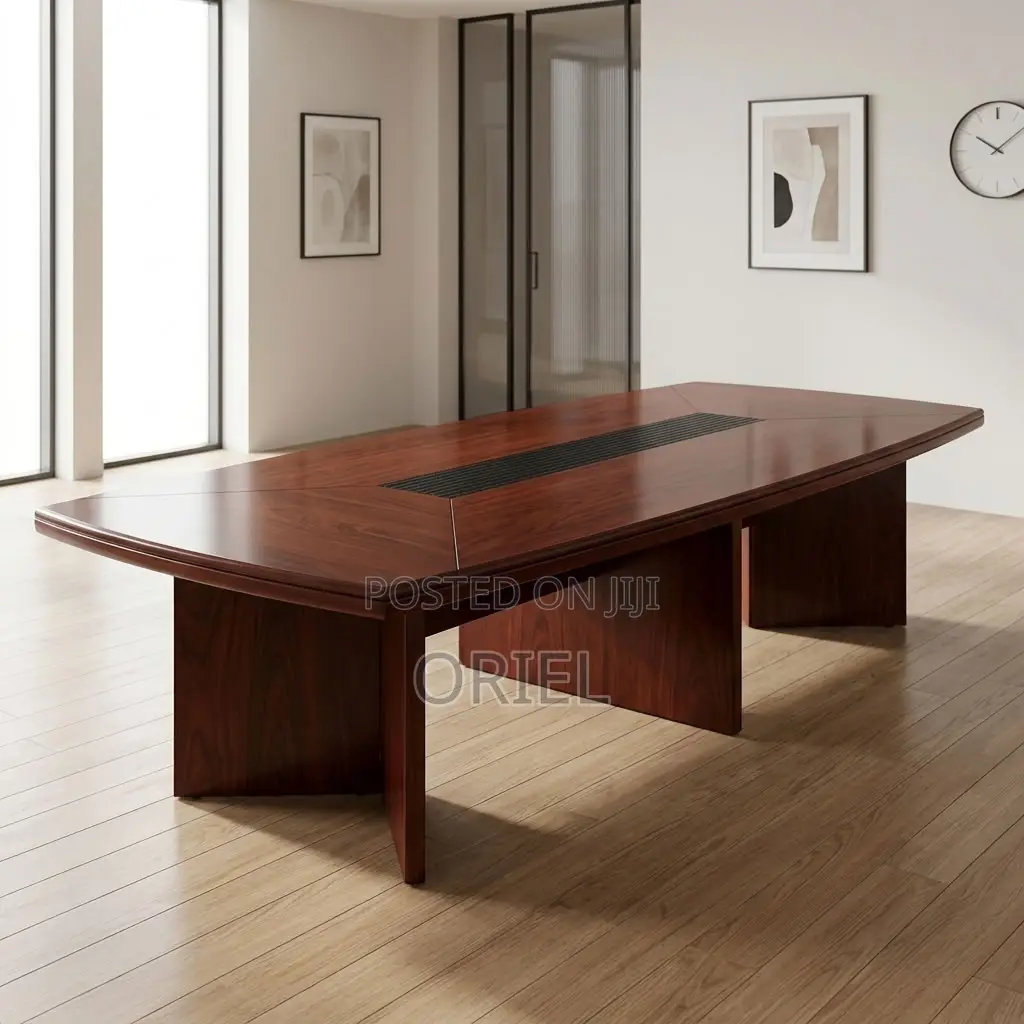 Office Boardroom Meeting Table : 300CM Mahogany Table