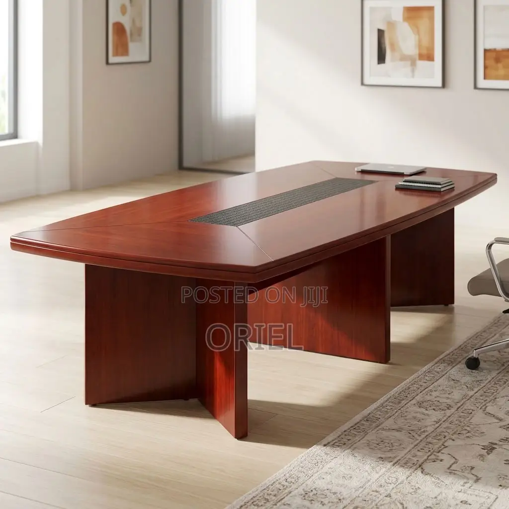 Office Boardroom Meeting Table : 300CM Mahogany Table