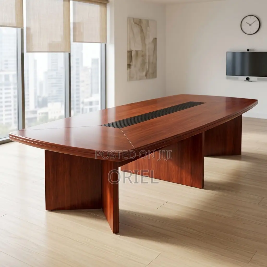 Office Boardroom Meeting Table : 300CM Mahogany Table