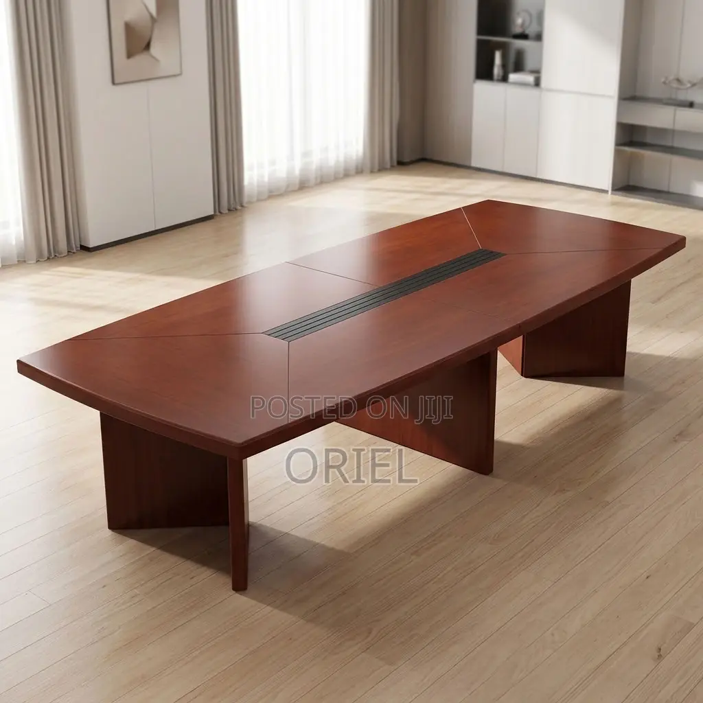 Office Boardroom Meeting Table : 300CM Mahogany Table