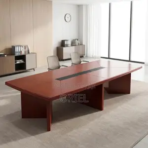 Office Boardroom Meeting Table : 300CM Mahogany Table