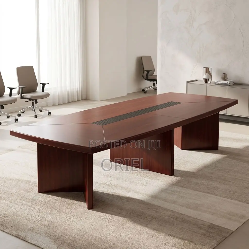 Office Boardroom Meeting Table : 300CM Mahogany Table
