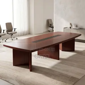 Office Boardroom Meeting Table : 300CM Mahogany Table