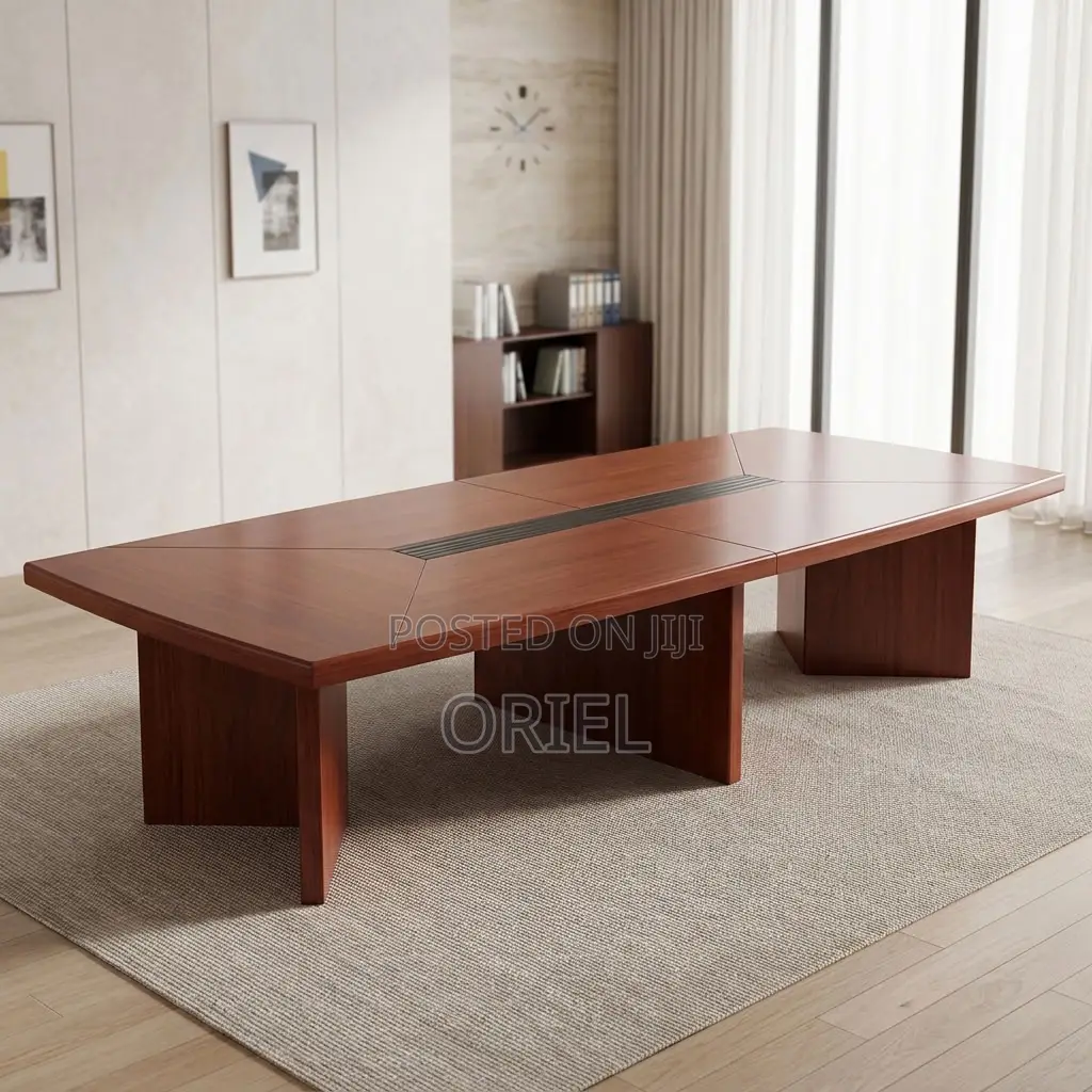 Office Boardroom Meeting Table : 300CM Mahogany Table