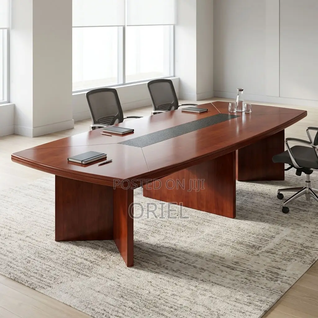 Office Boardroom Meeting Table : 300CM Mahogany Table