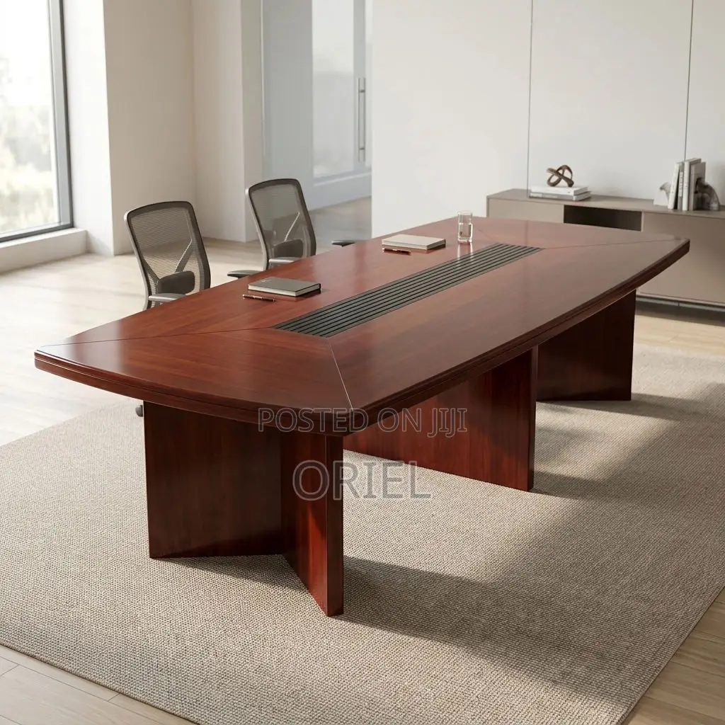 Office Boardroom Meeting Table : 300CM Mahogany Table