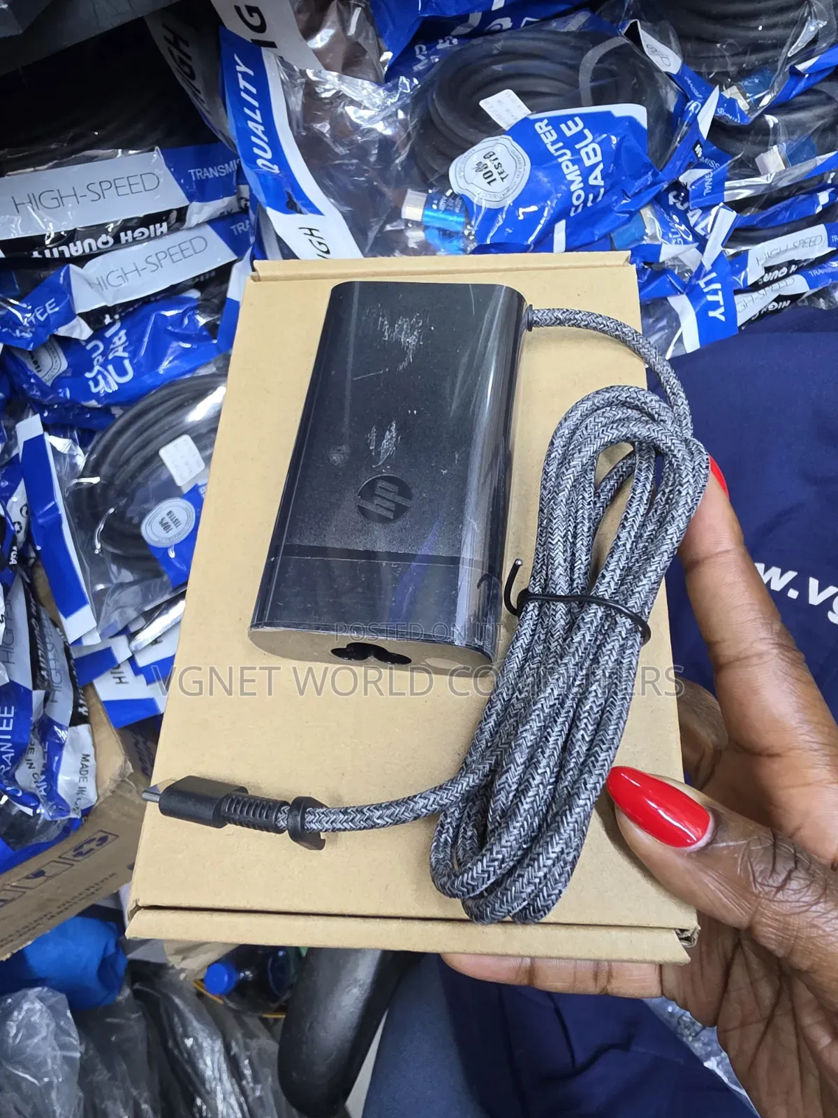 Original HP Type C Charger 65watts 20v by 3.25a