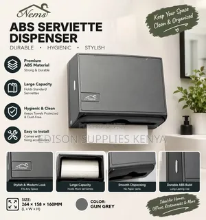 Nemsi Serviette Dispenser, Paper Towel Dispenser