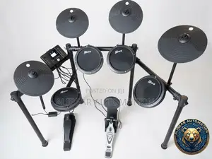 Professional Digital Electric Drum Set Fully Adjustable Setup & Sound