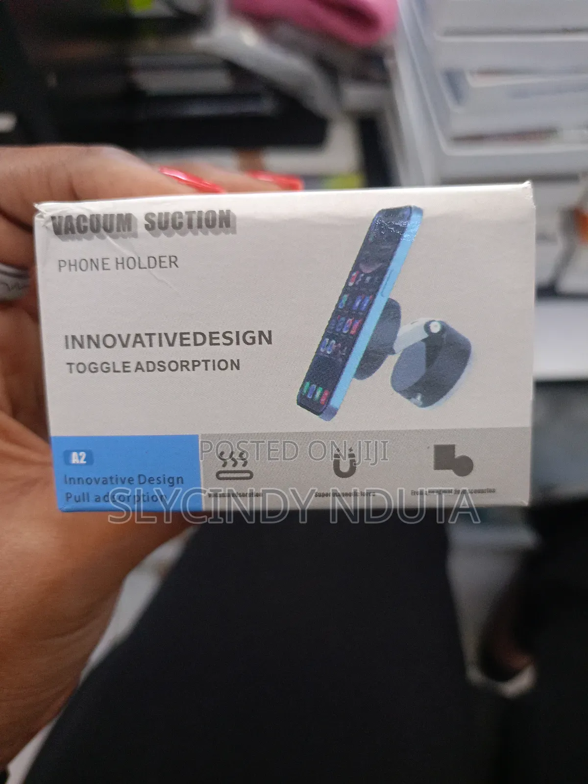 Vacuum Magnetic Phone Stand
