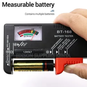 Universal Battery Tester, Portable Analog Battery Capacity Tester,