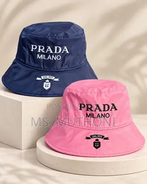 Designer; Prada , Balenciaga, Adidas Bucket Hats