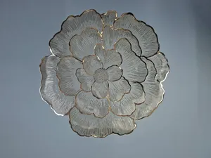 6pcs Flower-Shaped PVC Non-Woven Table Mats - EL