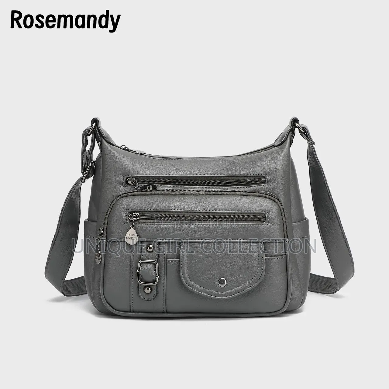 Rosemandy Multi-Pocket Crossbody Shoulder Bag