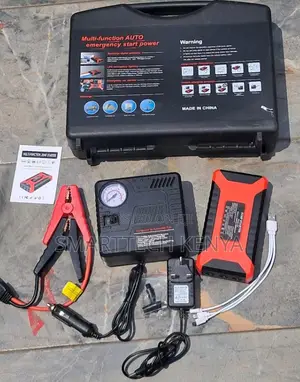 Powerful 99800mAh Car Battery Jump Starter & Air Compressor