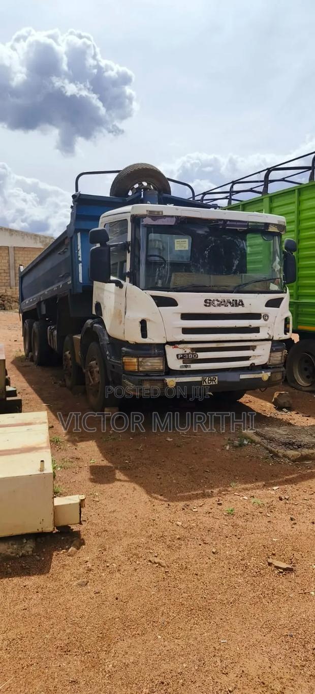Scania P380 Double Steering Tipper