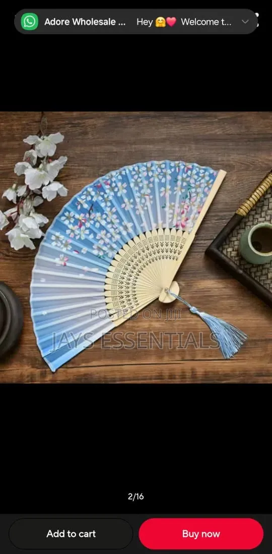 Premium Luxury Bamboo Fans