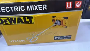 DeWalt Heavy-Duty Handheld Industrial Handheld Electric Paddle Mixer.