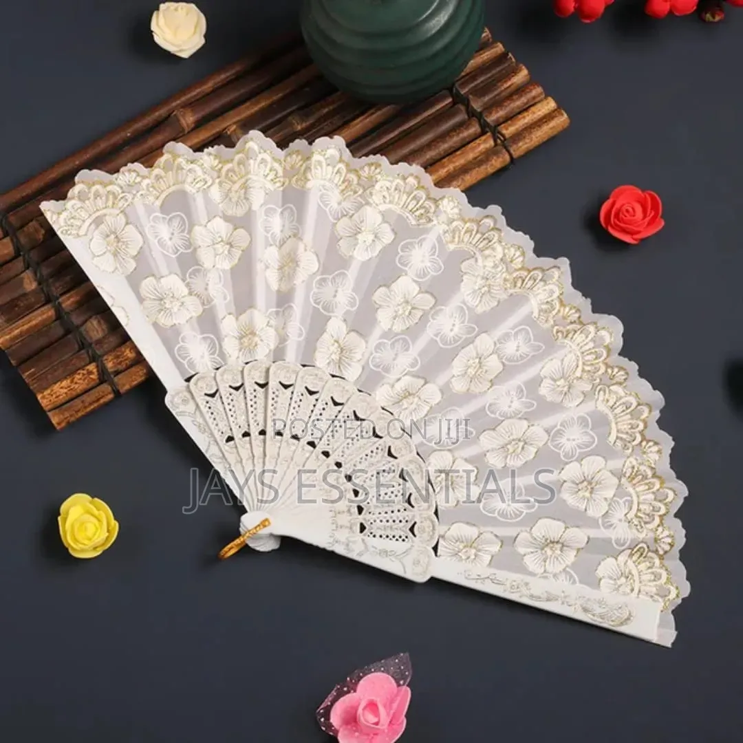 Lace Floral Hand Fans