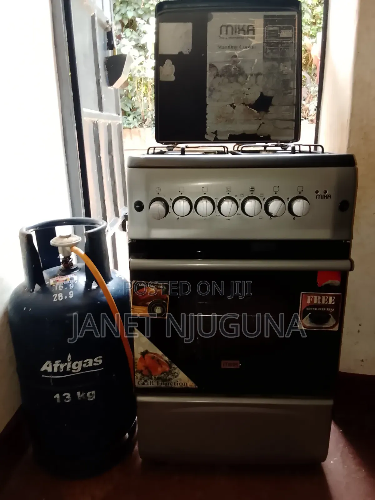 Mika Free Standing 3+1 Gas Cooker