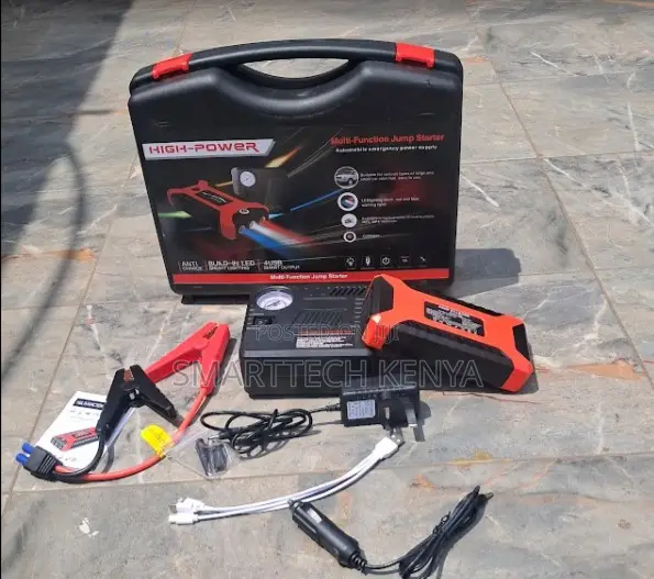Multi-Function 12V Car Jump Starter With Air Compressor