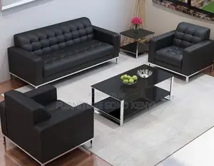Office Sofa : Leatherette Executive Office Sofa Set (3+1+1 )