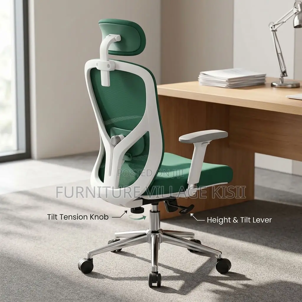 Adjustable Green Executive Chair
