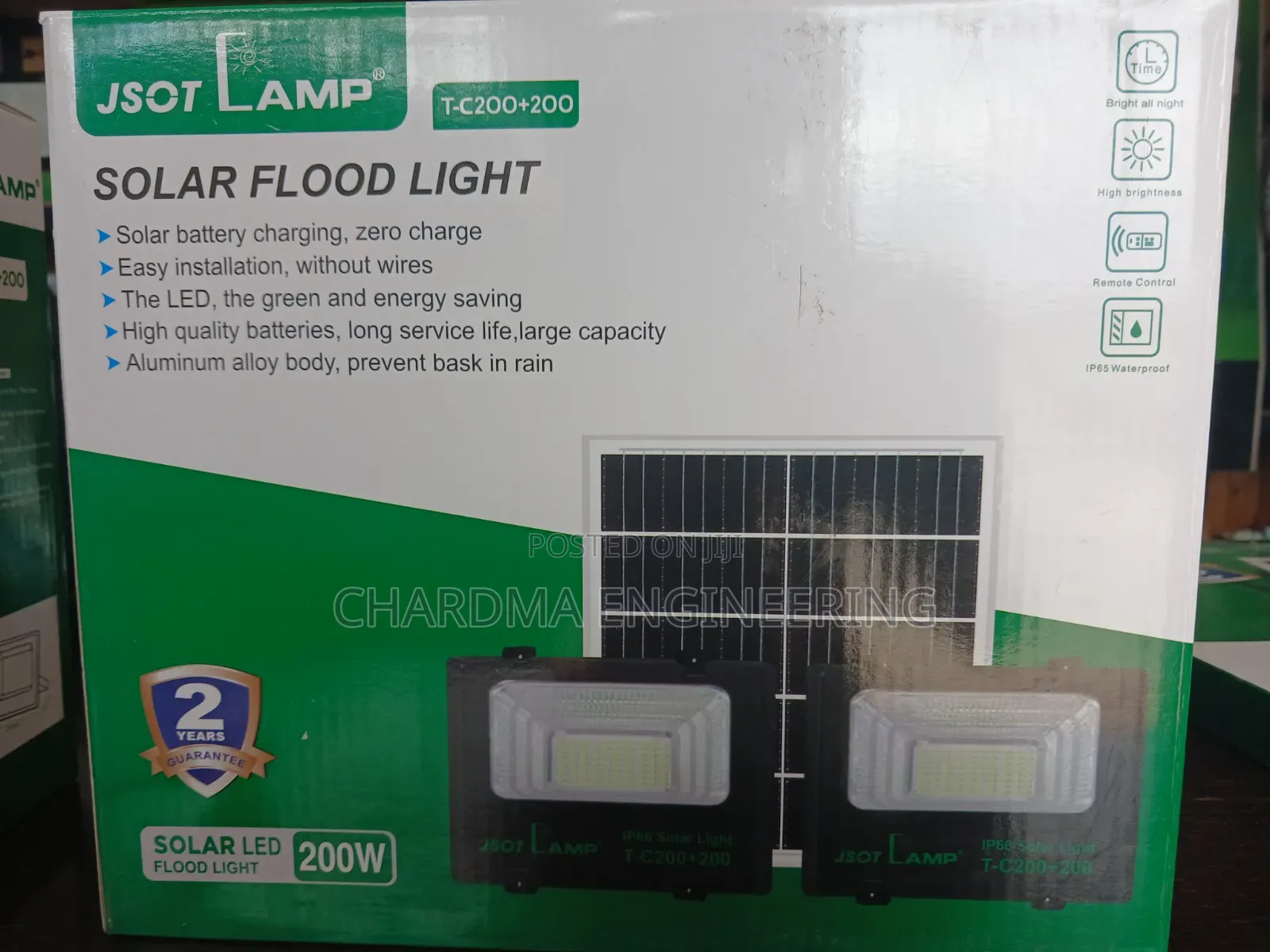 Solar Flood Light 2in1 Tu-200w+200 Watts