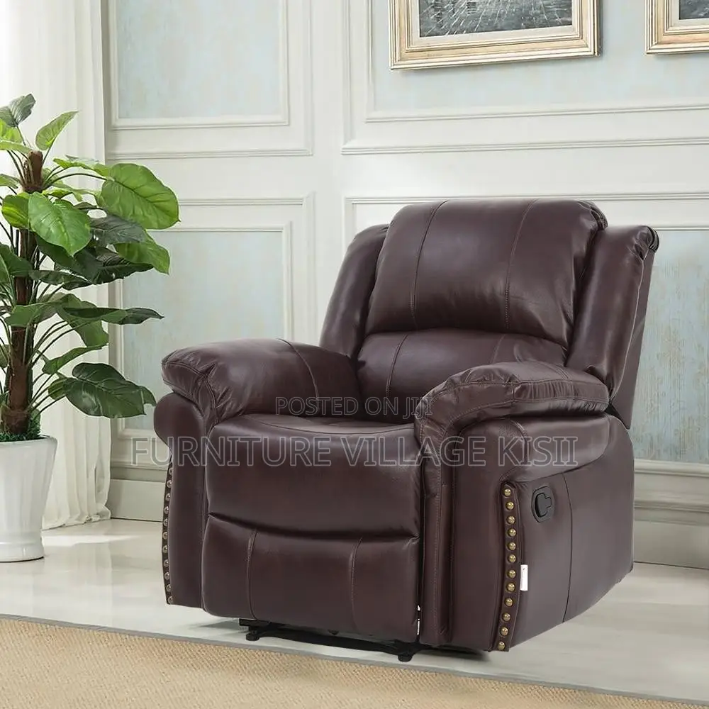 One Seater Recliner Leather Sofa
