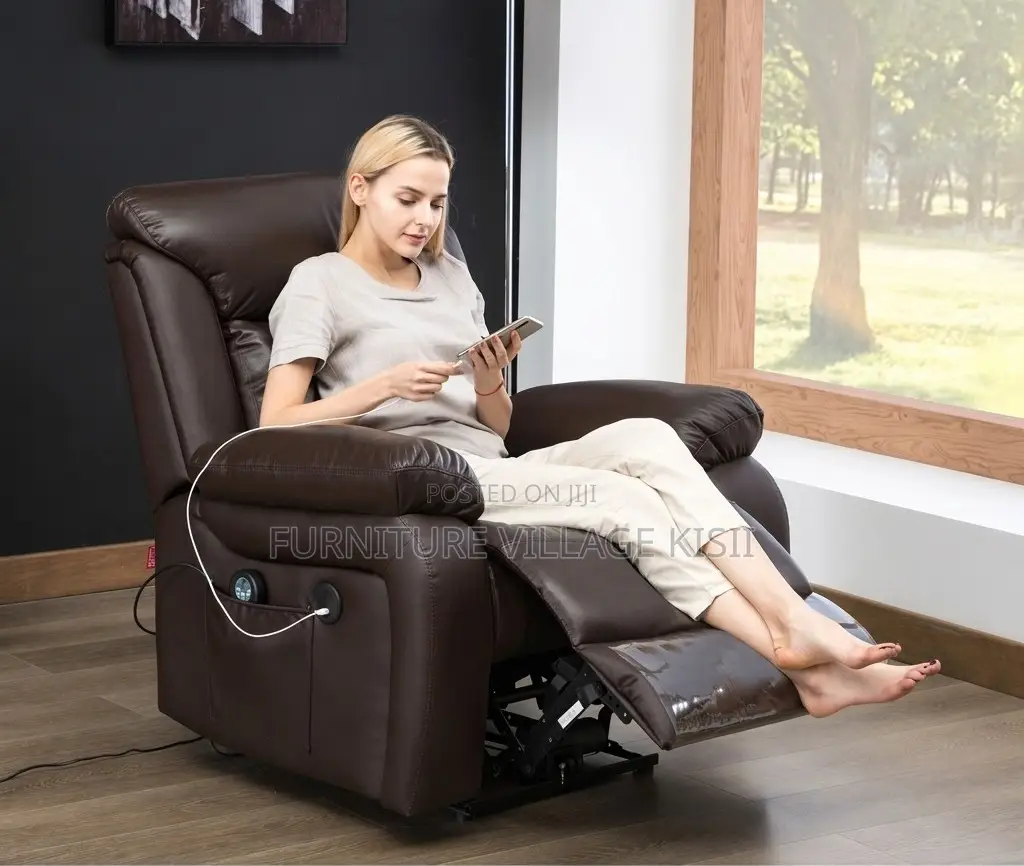 One Seater Recliner Leather Sofa