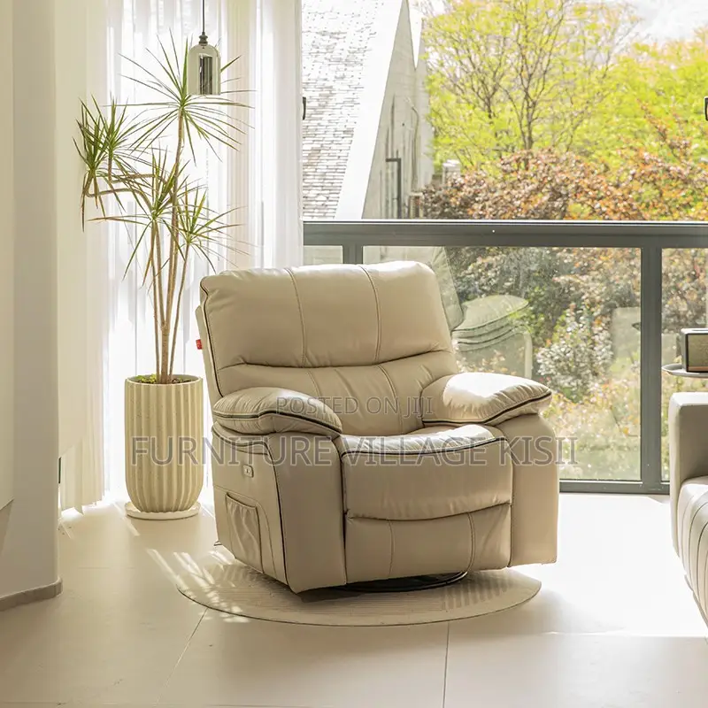 One Seater Recliner Leather Sofa