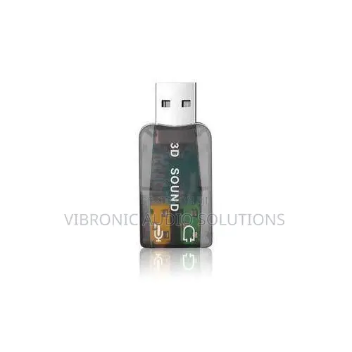 Classic USB Sound Card 3.5mm Microphone Headphone Jack Stereo 3D Audio