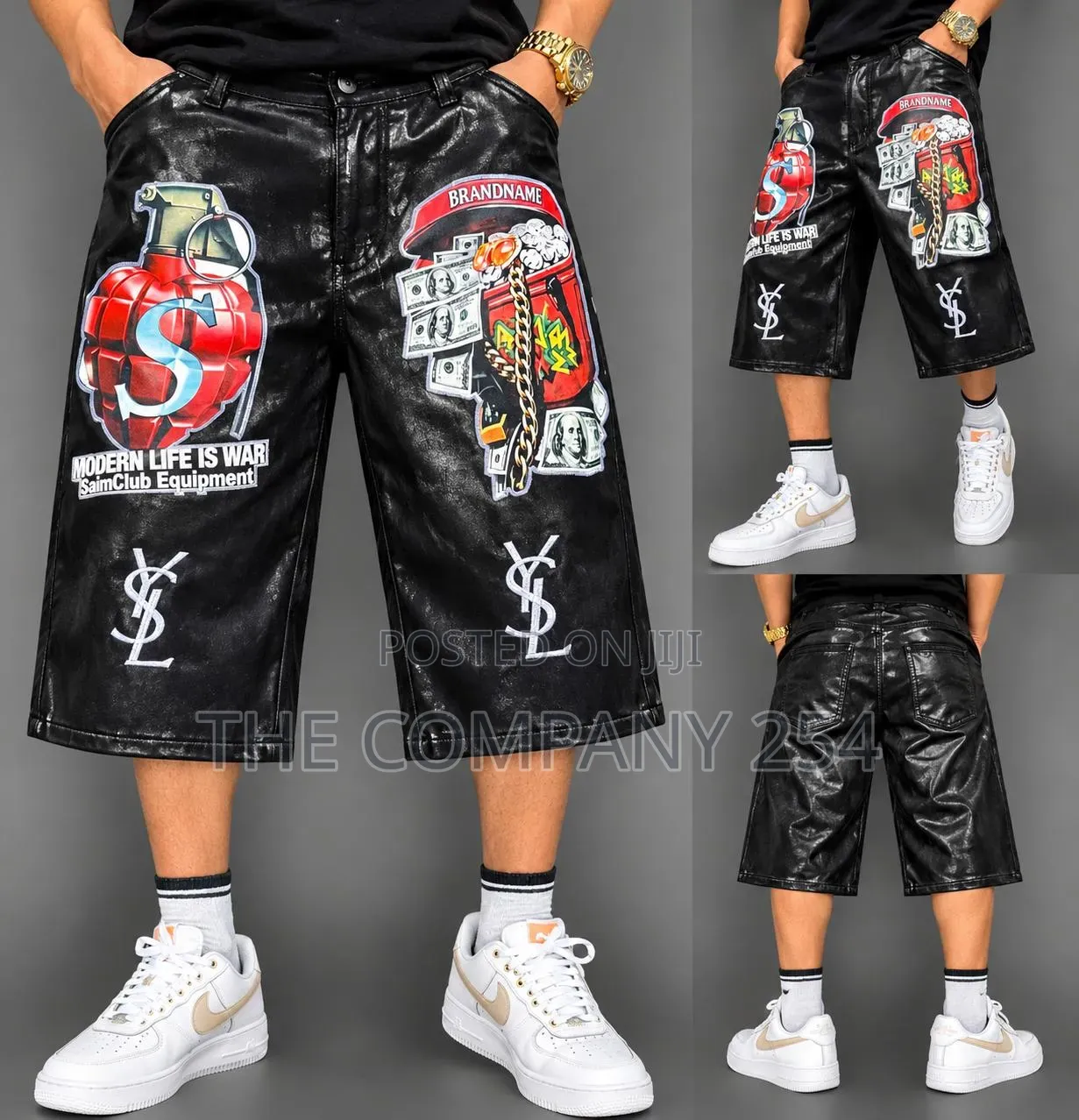 New Arrivals Leather Jorts