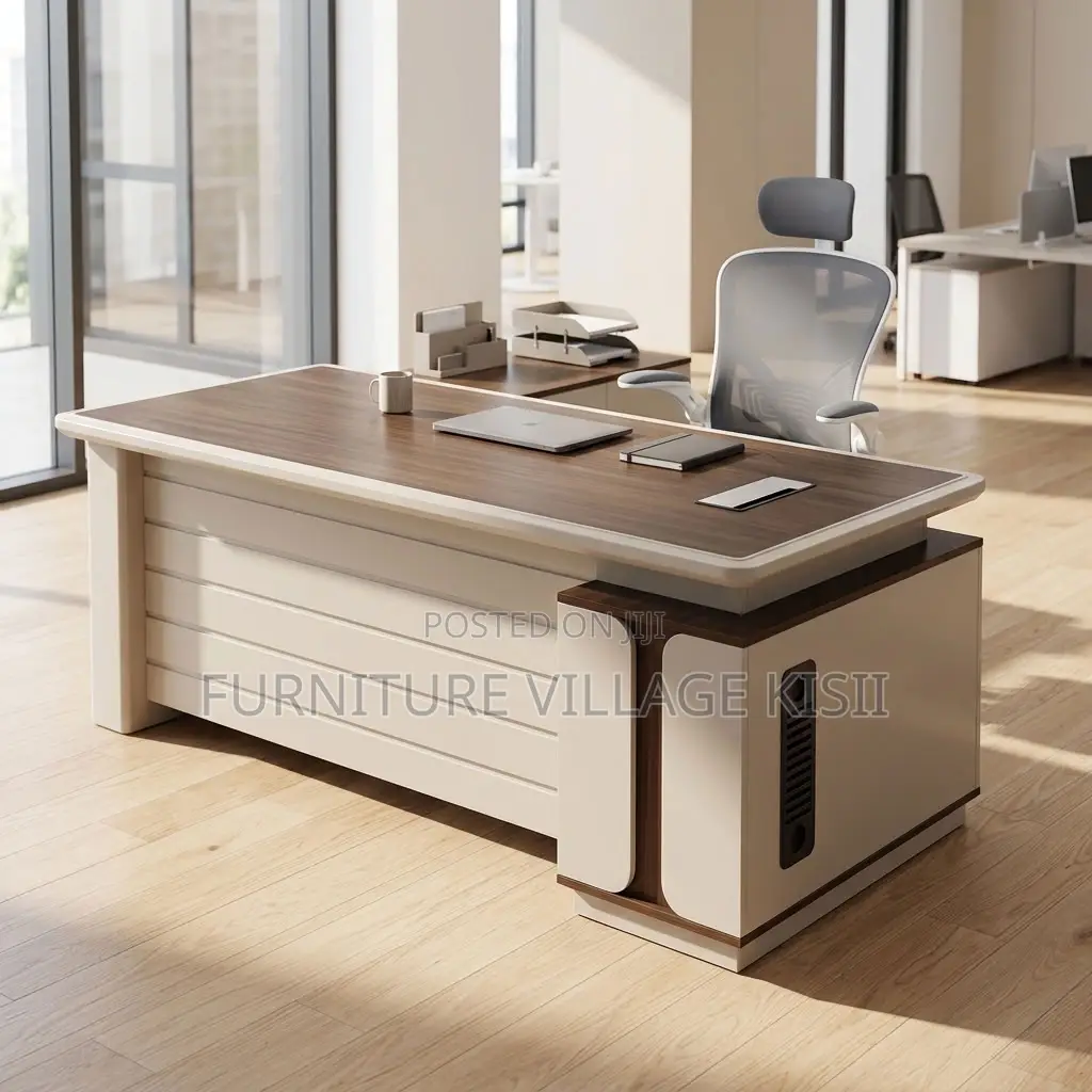 Premium L-Shaped Executive Office Desk