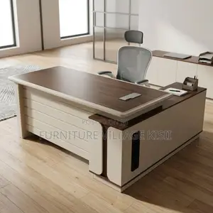 Premium L-Shaped Executive Office Desk